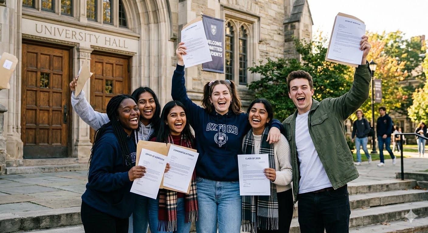 Students walking on European university campus